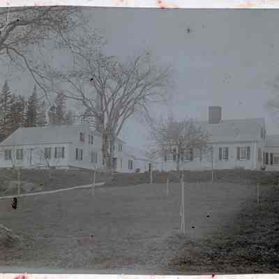 Abigail Gardner house on left and Fred L Gardner house on right ( later owned by Louis Gardner).: Gardner houses viewed from Water Street