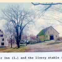          The livery stable later became Kenneth Hodgdon's garage where he sold Studebaker cars
   
