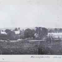          Panorama of Meddybemps Village, c. 1930; Panoramic image of the village of Meddybemps, Maine c. 1930
   