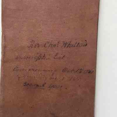 Rev. Charles Whittier's Subscription List