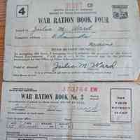 Ration books of Julia M. Ward, Edmunds, Maine