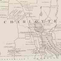          Charlotte, Maine in 1881; Image from the Colby Atlas of Washington County, published in 1881
   