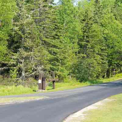 Park Entrance Sign on the South Edmunds, Road