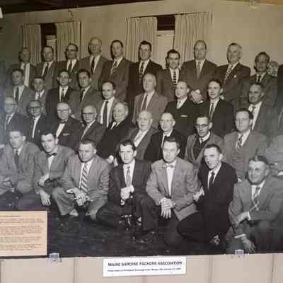 Maine Sardine Packers Association Membership 1957: Photo Courtesy of the Maine Coast Sardine History Museum, Jonesport, Maine