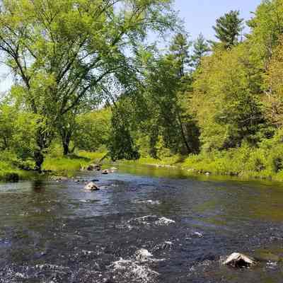 The Lower Cathance Pool on the Dennys River