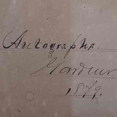 Fred Gardner's Autograph Books