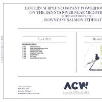 Meddybemps Power Plant Removal, Design Document, Downeast Salmon Federation