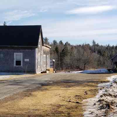 The nineteenth century W. Harrison House, later the home of Charles and Ruby Sylvia in Edmunds, Maine.