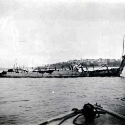 Schooner Dornfontien in Johnson's Bay, Lubec, Maine