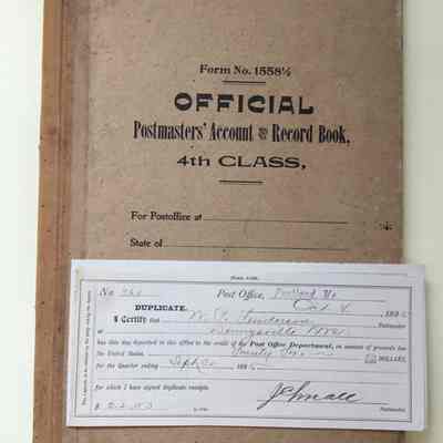 Dennysville Post Office Deposit Receipts