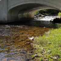          The Cathance Stream flows under Route 86 in Marion, Maine
   