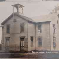 Postcards with Schools and Churches in Dennysville and Edmunds, Maine