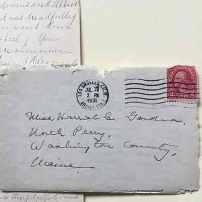 Correspondence of Harriet Cooper Gardner