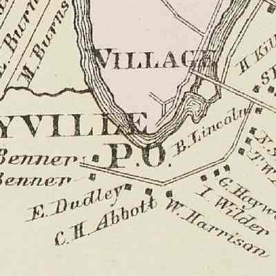1881 Colby Atlas Map