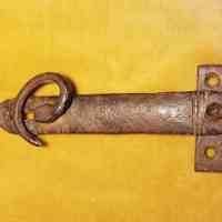 French Iron Hasp, Mid-eighteenth Century.