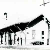          More recent view of the station as seen from across the railroad tracks.
   