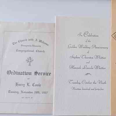 Dennysville-Edmunds Congregationsl Church Materials