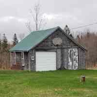          Garage on the Site of the Leroy and Evelyn (Cox, Foss) Brown House, Edmunds, Maine
   