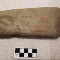          Stone Chisel, Falls Island, Cobscook Bay, Maine; Image by Colin J Windhorst from the collection of the Peabody Museum of Archaeology and Ethnology, Harvard University, 22-51-10/A5466.
   