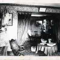          Front and back parlors at the A.L.R. Gardner house, Dennysville, Maine, ca. 1890.
   