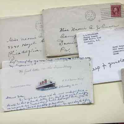 Correspondence of Naomi Cooper Johnson