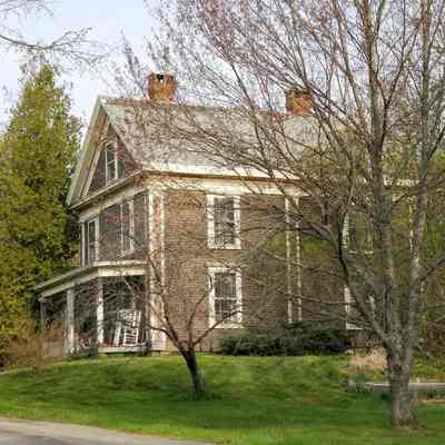Congregational Parsonage viewed from Water Street in Dennysville, built in 1862