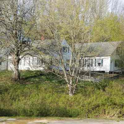 A tannery yard was located below the T.W. Allan house in Dennysville during the nineteenth century.