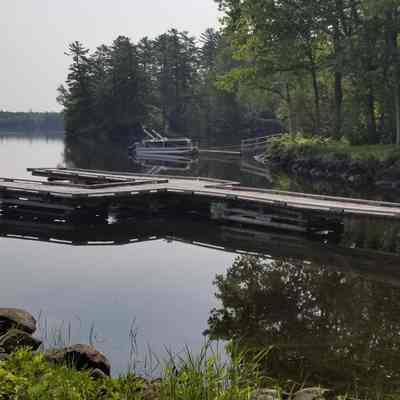Boat Wharf Beside the Town Landing at Meddybemps, Maine