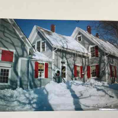 Exterior and Interior Photos of Rebecca Hobart's House, Dennysville, Maine