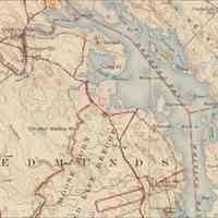          Sunken Stream, Hobart Meadow Mountain and the Moosehorn national Wildlife Refuge in Edmunds; The Sunken Stream Road can be followed in this 1945 USGS topographical map from the Harrison Road in Edmunds, across Hobart Stream and into the Moosehorn where it connects with trails to Cobscook Bay in South Edmunds.
   