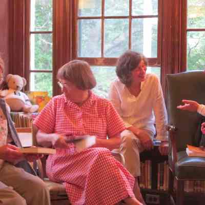 Social Gathering at the Lincoln Library in Dennysville: Book signings, programs and lectures, as well as traditional silver teas, continue to attract community members to the Library in Dennysville.