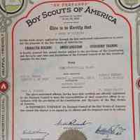 Dennysville Boy Scouts Troop Charters