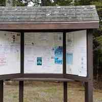          Cobscook Bay State Park, Notice Board at Ranger's Station, Edmunds, Maine
   