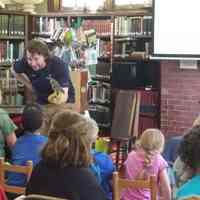          Chewonki Institute at the Lincoln Library in Dennysville, Maine; Children's programs engage young people at the Library afterschool, at special events, and during the summer months.
   