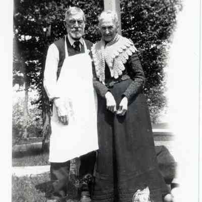 Fred and Mary Gardner, c. 1940: From the Gardner Family Album, Dennys River Historical Society, Dennysville, Maine.