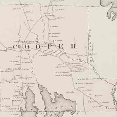 Cooper, Maine, in 1881