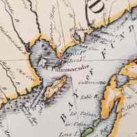 Detail of Passamaquoddy Bay from John Mitchell