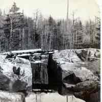          The Flume Dennys River, Maine c. 1880's; Photo courtesy of The Tides Institute, Eastport, Maine
   