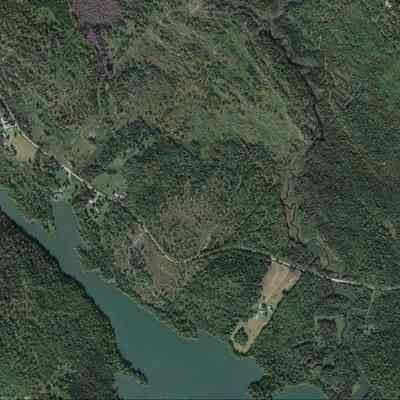 Wilson's Stream and Ox Cove Road: Satellite image of Wilson's Stream and Ox Cove Road, accessed from Google earth 08-12-2023.