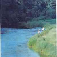          Fly Fishing on the Dennys River; Reproduced from 