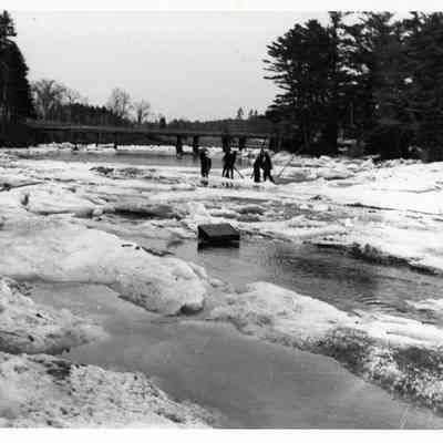Lower bridge in the background.