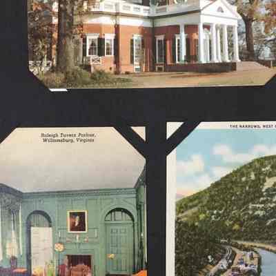 Sample postcards, color