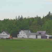          Alton and Rachel Hallowell Residence, Edmunds, Maine; Alton and Rachel Hallowell's House on Route 86 beside the Dennys River in Edmunds, Maine in 2004.
   