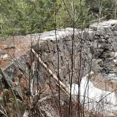Stone Dam on Crane Mill Brook, Edmunds, Maine