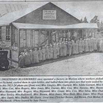 Aunty's Blueberry Cannery, Marion, Maine