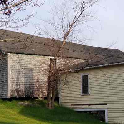 Back section and barn of John Kilby House, Dennysville, Maine