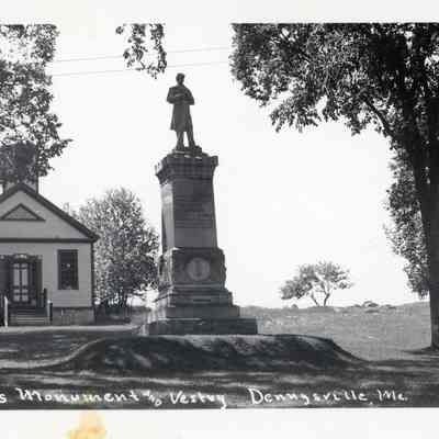 Soldier's Monument Vestry Lawn, Dennysville, Maine