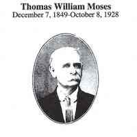Reverend Thomas W. Moses, Reformed Baptist Pastor in Lower Dennysville, 1896 to 1900.