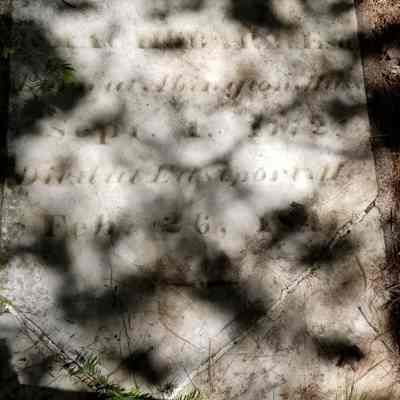 Isaac Hobart Grave stone: The inscription reads: "Isaac Hobart, Esq., Born at Abbington, Mass., Sept. 1, 1772, Died at Eastport ME, February 26, 1842.  HIs wife, Joanna (Hersey) Hobart is buried beside him.