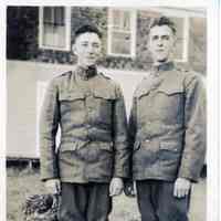 Archie MacCarlie and Louis Gardner, Dennysville, Maine